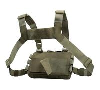 Chest Running | Multifunctional and Adjustable Chest Bag | Versatile Outdoor Jacket: Hydration, Fitness, Hiking, Mountain Biking, Sport, Leisure, green, Se référer au descriptif, Refer to description
