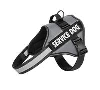 Chest Strap Dog Towing Rope Vest Medium And Large Dog Border Collie Golden Hair Bucket Explosion Proof Flushing Dog Harness(GRAY,L)