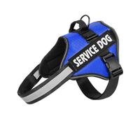 Chest Strap Dog Towing Rope Vest Medium And Large Dog Border Collie Golden Hair Bucket Explosion Proof Flushing Dog Harness(Blue,XXL)