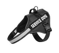 Chest Strap Dog Towing Rope Vest Medium And Large Dog Border Collie Golden Hair Bucket Explosion Proof Flushing Dog Harness(Black,XL)