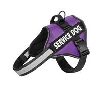 Chest Strap Dog Towing Rope Vest Medium And Large Dog Border Collie Golden Hair Bucket Explosion Proof Flushing Dog Harness(PURPLE,S)