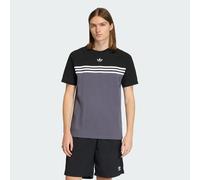 Adidas Originals Chest Stripes Short Sleeve T-shirt Grey M Men