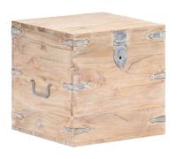 Chest Wooden Storage Trunk Box Bedside Table Cabinet Solid Acacia Wood vidaXL