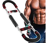 Chest Workout Equipment, Twister Arm Trainer, Home Gym, Double Springs, Three-speed Adjustable,(60-130 Lbs),Portable Fitness Equipment,For Chest,Triceps,Forearms,Thighs,Back(Red)