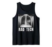 Chest X-ray US Flag Patriotic Radiology Technician Tank Top