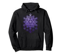 Chestahedron Metatron Cube Sacred Geometry Spiritual Yoga Pullover Hoodie