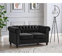 Chester 2 Seater Sofa Home Detail Black One Size