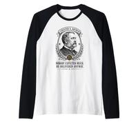 Chester Arthur 21st President Portrait Presidential History Raglan Baseball Tee