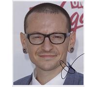 Chester Bennington Linkin Park SIGNED Photo 1st Generation PRINT Ltd 150 + Certificate (4)