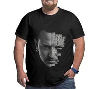 Chester Bennington T Shirt Mens Summer Tee Casual Crew Neck Short Sleeve T-Shirts Medium Black
