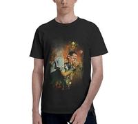 Chester Bennington T Shirt Men's Summer Tee Casual Fashion Short Sleeve Tops Black 3XL