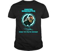 Chester Bennington Tee Single Tour Men T-Shirt Black L