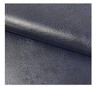 Chester Grained Faux Leather Fabric Fire Retardant Leatherette Upholstery Waterproof Heavy Duty Leathercloth Material (10 Metre Roll (1000cm x 140cm), Navy)