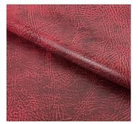 Chester Grained Faux Leather Fabric Fire Retardant Leatherette Upholstery Waterproof Heavy Duty Leathercloth Material (3 Metre (300cm x 140cm), Dark Red)