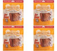 Chester’s Dog Treats Value Pack - Meaty Chewy Strips Made with Real Duck Breast - Grain Free, Low Fat, High Protein Natural Dog Snacks - Healthy Training Reward Treats for Dogs (Chicken Fillets)