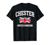 Chester United Kingdom British Flag Souvenir Europe Tourist T-Shirt