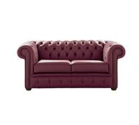 Chesterfield 2 Seater Shelly Philly Leather Sofa Settee Bespoke In Classic Style