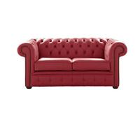 Chesterfield 2 Seater Shelly West Leather Sofa Settee Bespoke In Classic Style