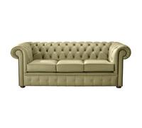 Chesterfield 3 Seater Shelly Golders Green Leather Sofa Bespoke In Classic Style
