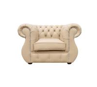 Chesterfield Original Club Chair Shelly Stone Leather In Kimberley Style