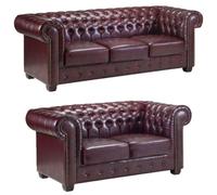 Chesterfield Oxblood Red Armchair