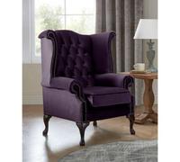 Chesterfield Queen Anne Beatrice Armchairs Malta Amethyst 03