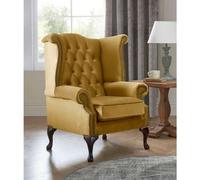 Chesterfield Queen Anne Beatrice Armchairs Malta Gold 13