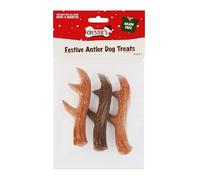 Chesters Festive Dog Antler Dental Chews, 150g, Christmas Dog Treats, Chicken & Veg Flavour, Suitable for Dogs Over 4 Months