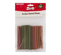 Chesters Festive Dog Dental Chews, 280g, Christmas Dog Treats, Chicken & Veg Flavour, Suitable for Dogs Over 4 Months