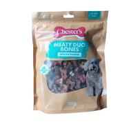 Chesters Meaty Duo Bones Bulk Pack 700g Dog Treats - Resealable Pack - Low Fat - High in Protein - No Added Sugar Or Salt