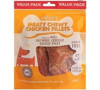 Chester's Meaty Tender Beef Fillets for Dogs 100% Natural Grain Free Hypoallergenic Low Fat Soft Chewy Dog Treat Training Reward Snack 1 Pack, Chicken Fillets