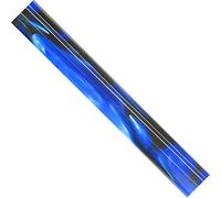 Charnwood AR12 Acrylic Pen Blank Dark Blue With Black & White Swirl