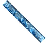CHARNWOOD Woodturning AR19 Acrylic Pen Blanks Dark Cyan with White Swirl