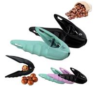Chestnut Cutter, Chestnut Peeler Tool, Chestnut Cracker for Chestnuts/Hazelnuts/Nuts, Multifunction Non-Slip Dried Fruit Bottle Opener Cracker for Holiday Cooking and Kitchen Use (Black+Green)