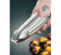 Chestnut Cutter Clip Peeler Nut Cracker Pecan Walnut Plier Opener 304 Stainless Steel Kitchen Tools with 1 Picks