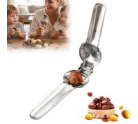 Chestnut Cutter, Stainless Steel Nut Cracker Opener, Chestnut Peeler, Chestnut Nutcracker, Portable Household Chestnut Clip, Hand Tools Nut Clip Peeler (1 pcs)