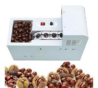 Chestnut Cutting Machine, Commercial Chestnut Opener with Adjustable Speed, Dual-Channel Conveyor for Efficient Shell Scoring