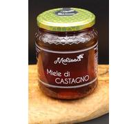 Chestnut Honey, Melissa Beekeeping, raw natural honey, unpasteurised, artisanal production, 100% Italian Honey (Avellino), weight 500g