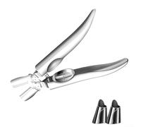 Chestnut Open Clip Nut Cracker Featuring Stainless Steel, Auto Rebound Spring, and Non Slip Handle for Easy Cracking of Hard Nuts in the Kitchen