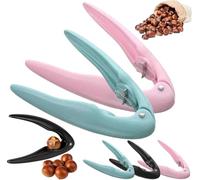 Chestnut Peeler, Chestnut Cutter Tool, Stainless Steel + Plastic Chestnut Opener And Cutter, Multifunction Nut Cracker,Chestnut Cracker Tool For Holiday Cooking Christmas-Blue+pink