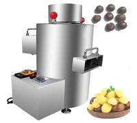 Chestnut Peeler Electric Peeling Machine 40kg/h Automatic Sheller and Opener Speed Adjustable Commercial Notching Hotel Restaurants Mobile Stalls Markets 12V(Battery Model)