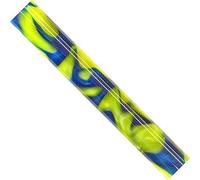 Charnwood AR11 Acrylic Pen Blank Yellow With Blue Swirl
