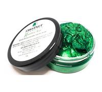 Chestnut Quick Drying Metallic Wax for Wood Rainbow Colours 50g (Green)