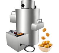 Chestnut Shelling Machine, Automatic Peeler with 10/12 Blades & Timer, Easy to Use 220V, Commercial Chestnut Peeling Equipment for Efficient Shell Removal
