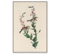Chestnut Streak Canvas Print Botanical Art by Art Remedy, Silver Frame, 20 x 30