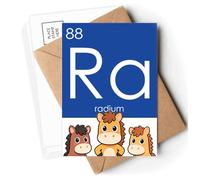 Chestry Elements Period Table Alkaline Earth Metal Radium Ra Postcards Envelopes Cards Mailing Year Horse