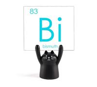 Chestry Elements Period Table Poor Metals Bismuth Bi Memo Holder Cartoon Black Cat Stand Decoration
