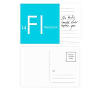 Chestry Elements Period Table Poor Metals Flerovium Fl Postcard Card Important Person Anniversary