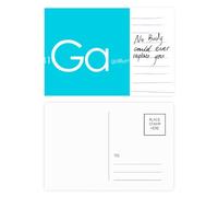 Chestry Elements Period Table Poor Metals Gallium Ga Postcard Card Important Person Anniversary