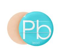 Chestry Elements Period Table Poor Metals Lead Pb Air Cushion Makeup Foundation Sponge Powder Puff